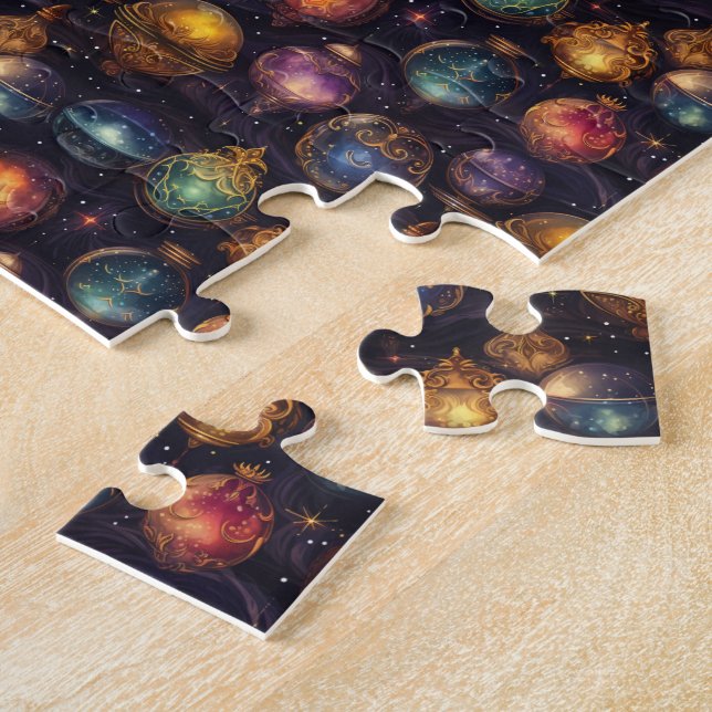 Navidades Baubles Jigsaw Puzzle (Lado)
