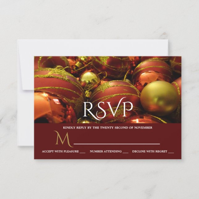 Navidades Baubles RSVP (Anverso)