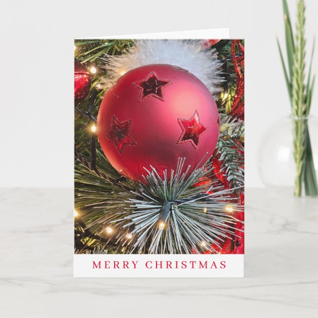 Navidades bautizan la tarjeta de Navidades cercano (Anverso)