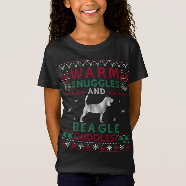 Navidades Beagle Dog Ugly Sweater Style (Anverso)