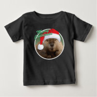 Navidades Beaver - Camiseta Baby Fine Jersey