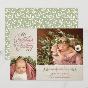 Navidades bendicen anuncio de nacimiento de foto