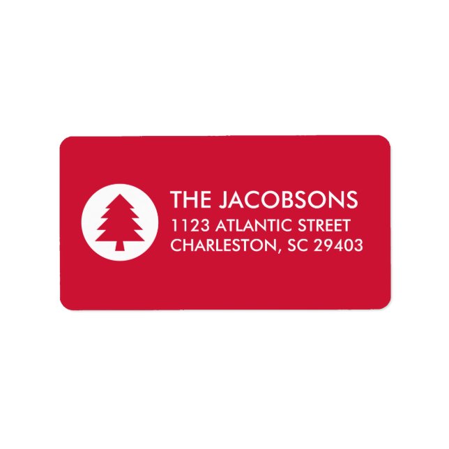 Navidades bendiciendo etiqueta de Navidades de vac (Frente)