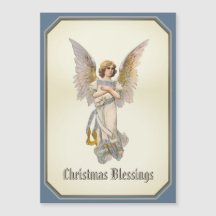 Navidades bendiciendo tarjeta magnética Angel Blue