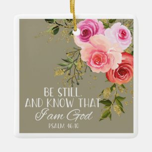 Navidades Biblia Verse Ornamento cerámico