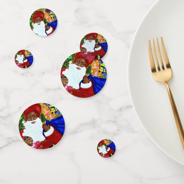 Navidades Black Santa Confetti - Tableware - Regal (Grupo)