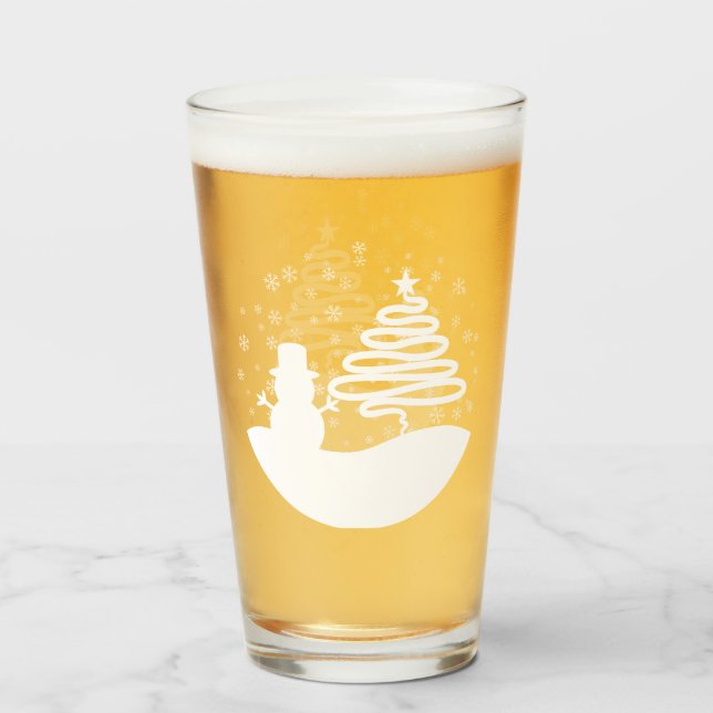 Navidades blancos árbol de invierno maravilla de s (Anverso (lleno))