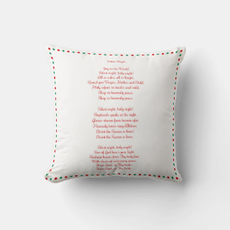 Navidades blancos carol Cojines decorativos noctur