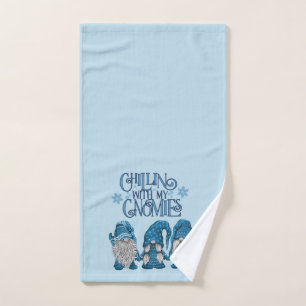 Navidades Blue Winter Trio Chillin Con Mis Gnomías