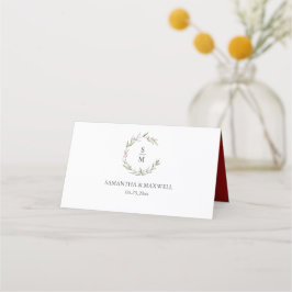 Navidades Boda Tarjetas Botánicas de Invierno