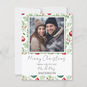 Navidades bodas Guardar la postal de fecha