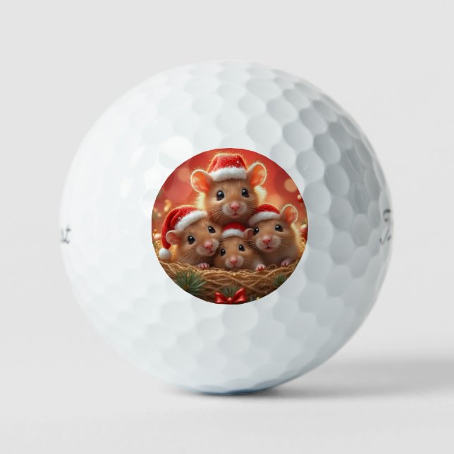 Navidades Bolas de golf Mouse (Anverso)