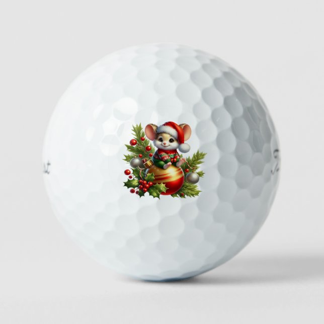 Navidades Bolas de golf Mouse (Anverso)