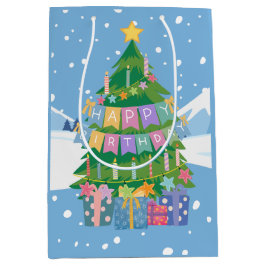 Navidades Bolsa de Regalo de Cumpleaños 25 dic.