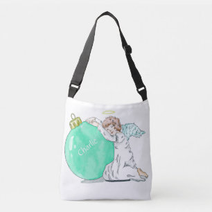 Navidades Bolsas de nombres personalizadas Angel