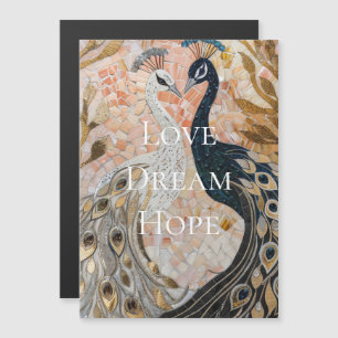 Navidades bonito Peacock Pink Gold