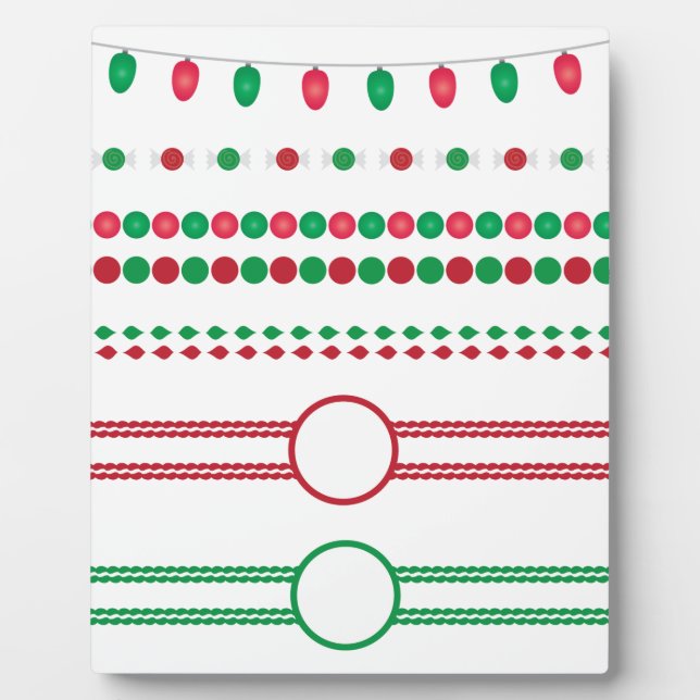 navidades bordean marcos vacacionales (Frente)