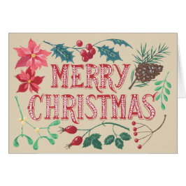 Navidades botánicos tradicionales