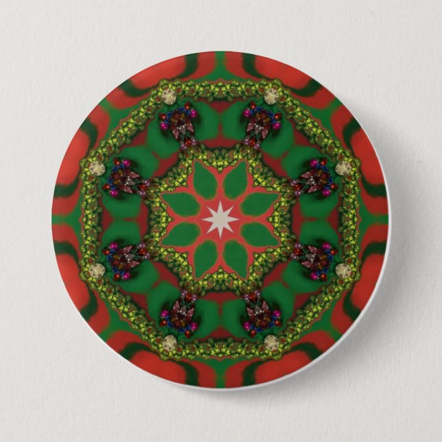 NAVIDADES ~ Botón Multicolorizado (Anverso)