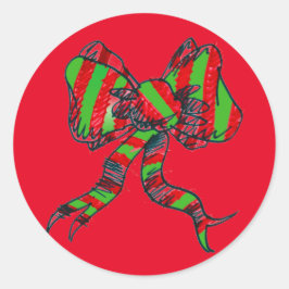 Navidades Bow Pegatinas