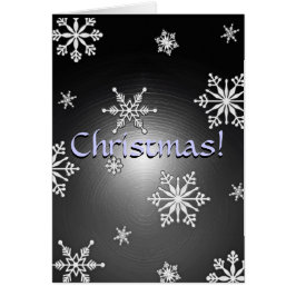 Navidades Brilla De Nieve Negro Y Gris En Inglés I