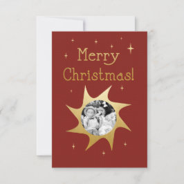 Navidades brillantes Deseos - tarjeta