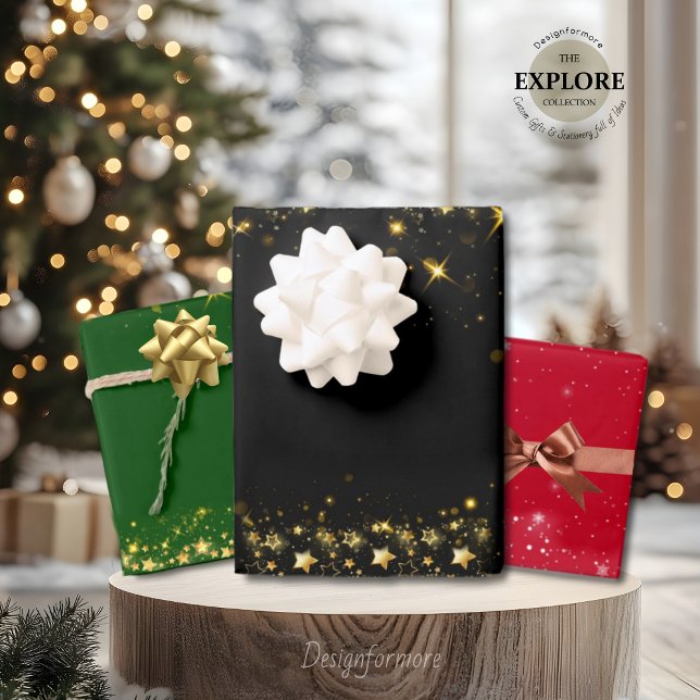 Navidades brillantes estrellas ARRASTRANDO HOJAS D (Subido por el creador)