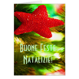 Navidades Buone Feste Natalización Estrella Roja I