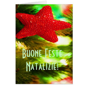 Navidades Buone Feste Natalización Estrella Roja I