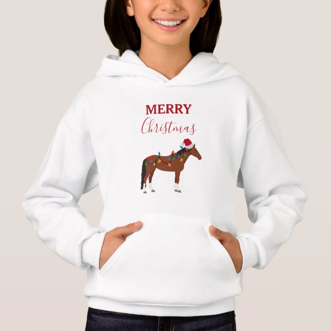 Navidades Caballo de Santa Hat Xmas Encendidos Nav (Anverso)