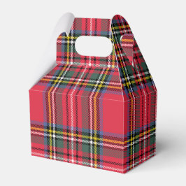 Navidades Caja de Favor Gable Rojo