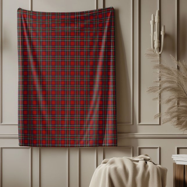 Navidades cálidos colocados en una manta durante d (Warm Christmas Plaid Blanket for Snuggly Days)