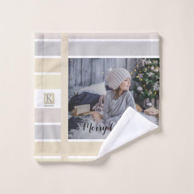 Navidades Caligrafía Paleta de colores de invierno (Toallita)