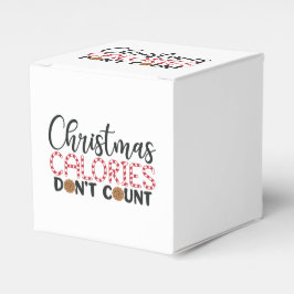 Navidades Calorías no cuentan caja de favoritos