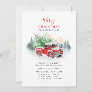 Navidades Cambio de dirección Invitación de despla