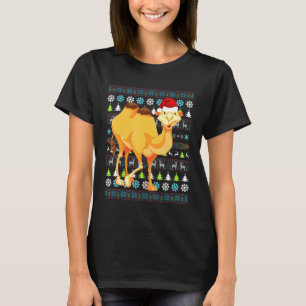 Navidades camel suéter feo Papá Noel Navidad Fami