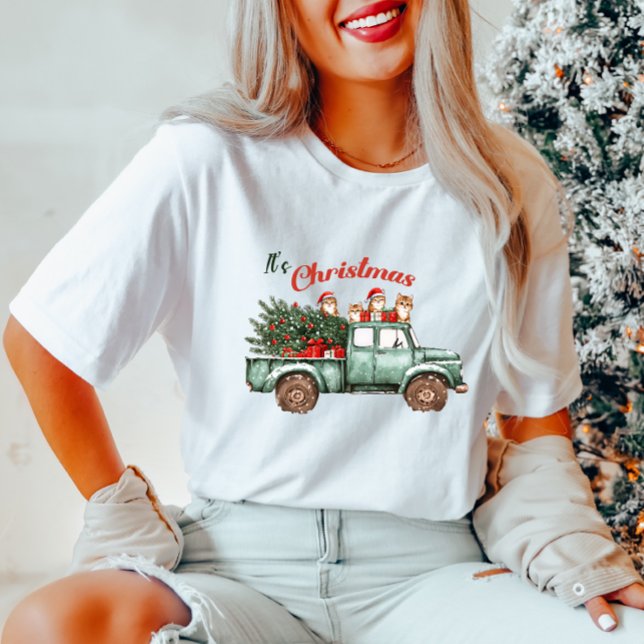 Navidades camionetas con camiseta de gatos (Subido por el creador)