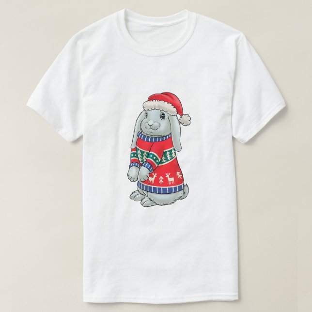 Navidades Camisa de Baloncesto Merry Swishmas Sant (Diseño del anverso)