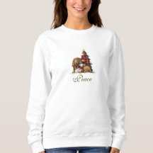 Navidades Camisas sudaderas básicas para mujeres d