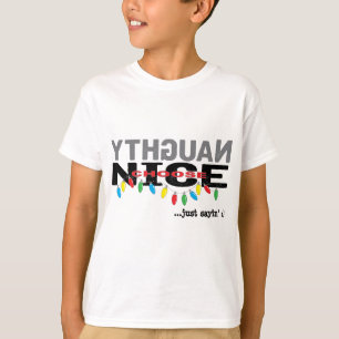 Navidades Camiseta para niños "NOCHE elige NICE"