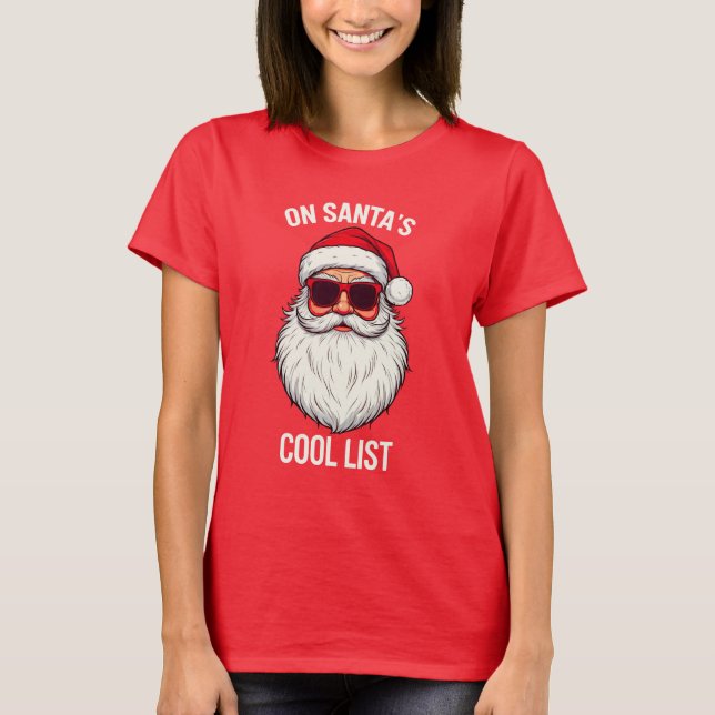 navidades camisetas mujeres y rastreador de santa  (Anverso)