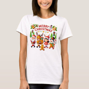navidades camisetas mujeres y rastreador de santa 