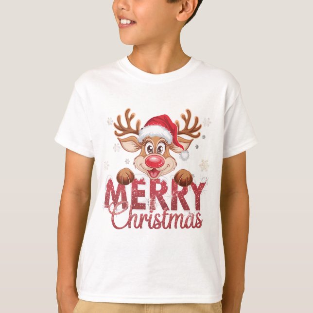 Navidades Camisetas para mujeres Feliz Navidad (Anverso)