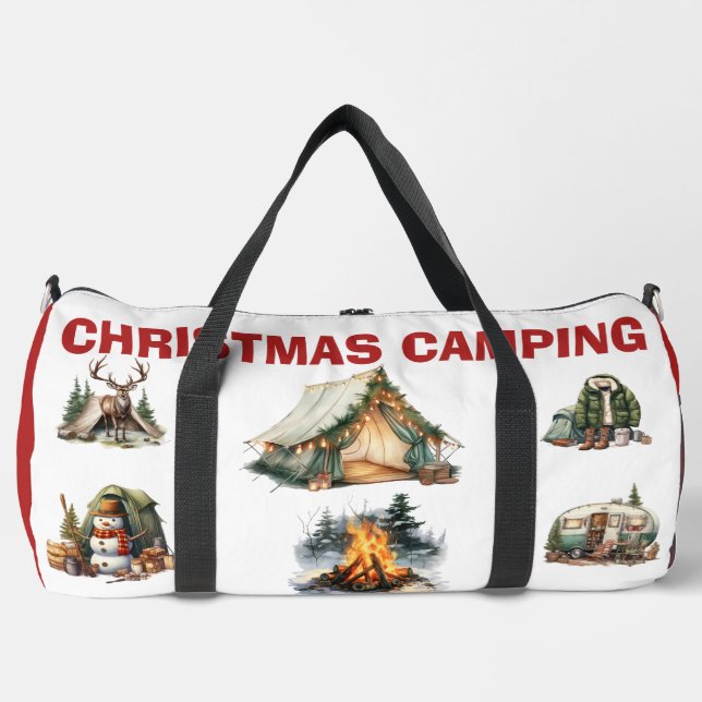 Navidades Camping Bolsa de Viajes - Vacaciones al  (Anverso)