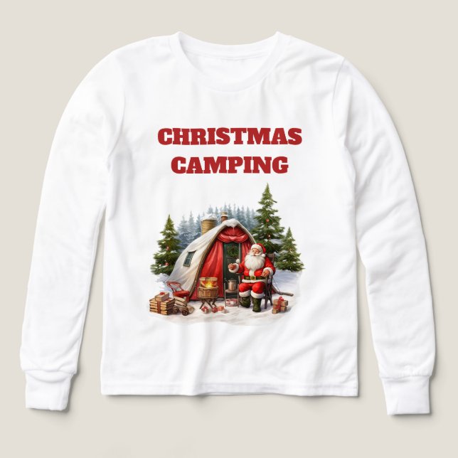 Navidades Camping Boys Long Sleeve (Diseño frontal)