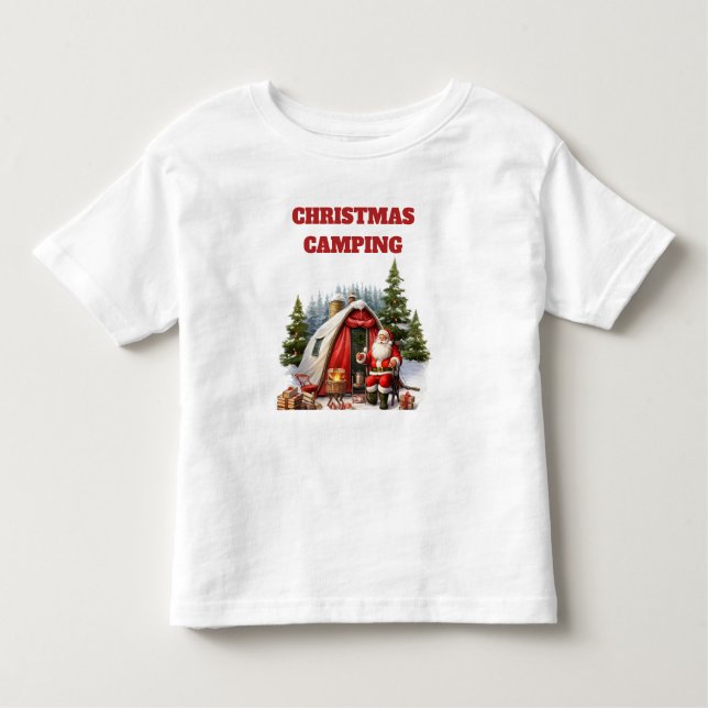 Navidades Camping Toddler Jersey (Anverso)