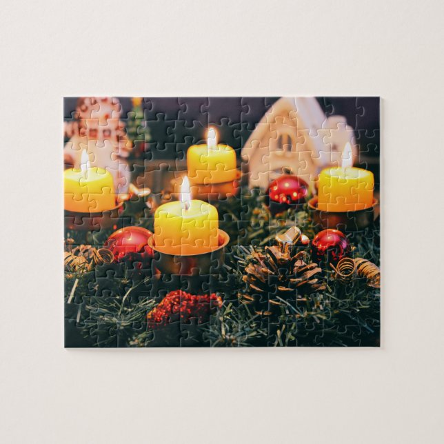 Navidades Candle Jigsaw Puzzle (Horizontal)