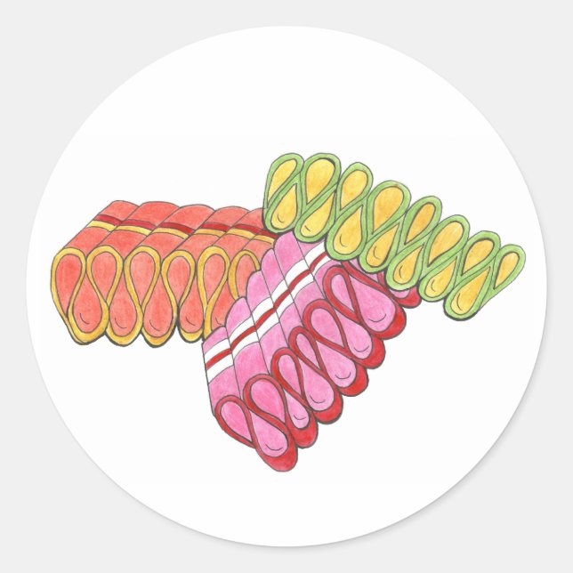 Navidades Candy Candies Pegatinas de vacaciones (Anverso)