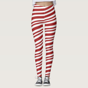 Navidades Candy Cane Holiday Leggings