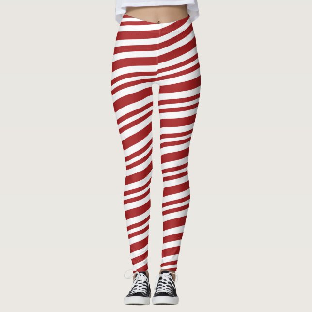 Navidades Candy Cane Holiday Leggings (Anverso)